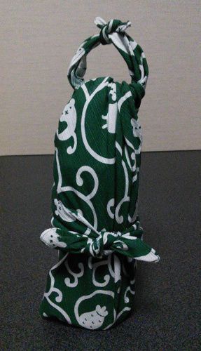 すた風呂敷 唐草 緑 綿 53cm