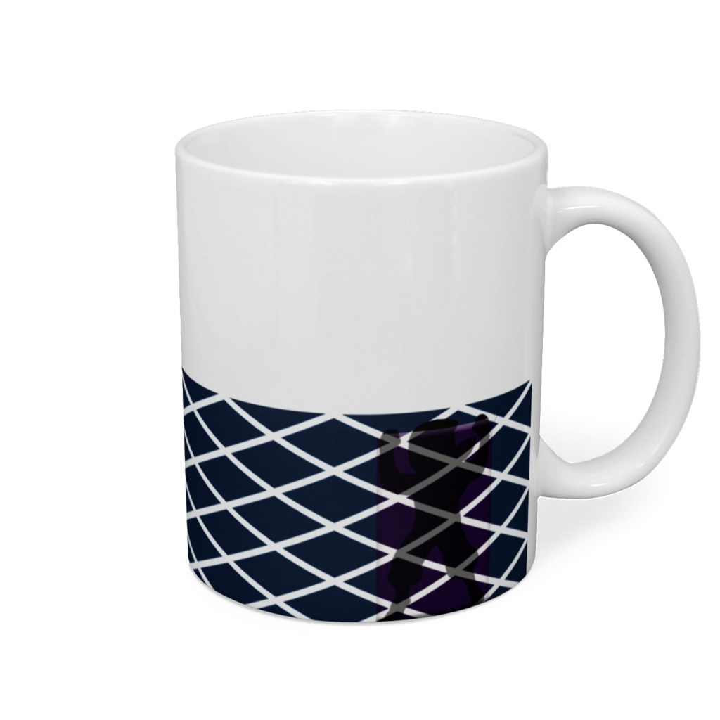 恐らく忍者が隠れてるマグカップ