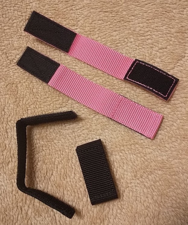 50mm幅ベルト対応 ベルトキーパー(黒×2ピンク×2)