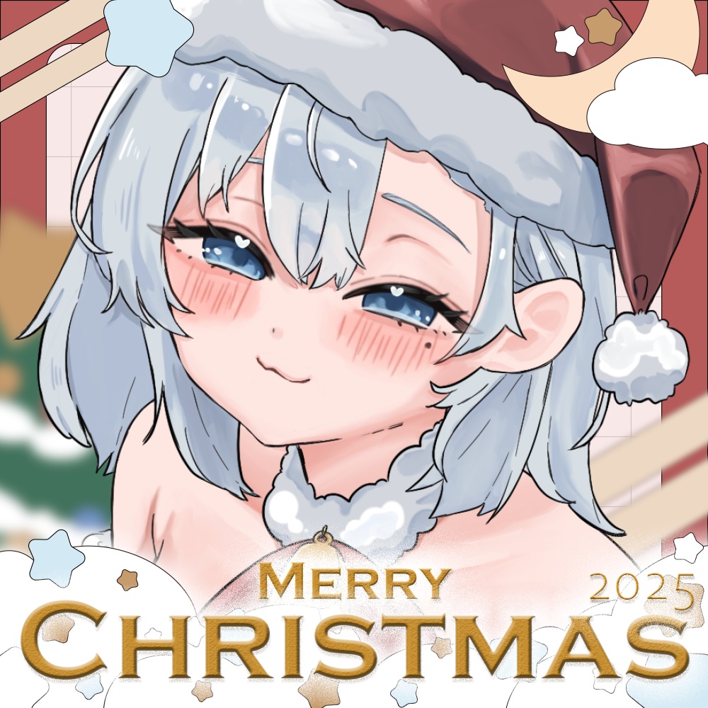 潮汐りらクリスマスグッズ♡缶バッチ♡