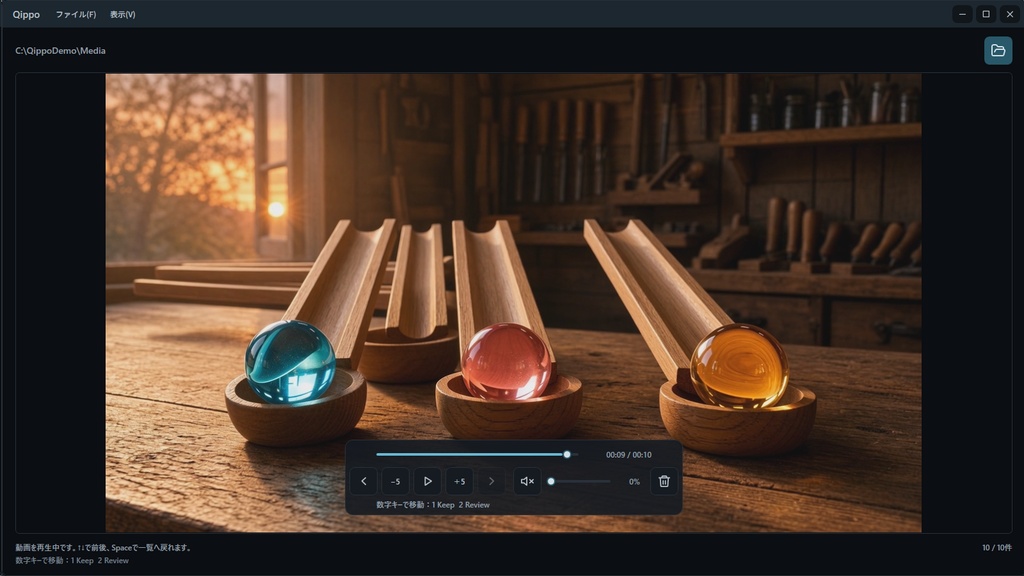 Qippo 1.0.0|画像と動画を、見る・送る・仕分ける