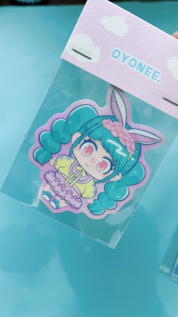 ダイカットステッカー(女の子全4種)