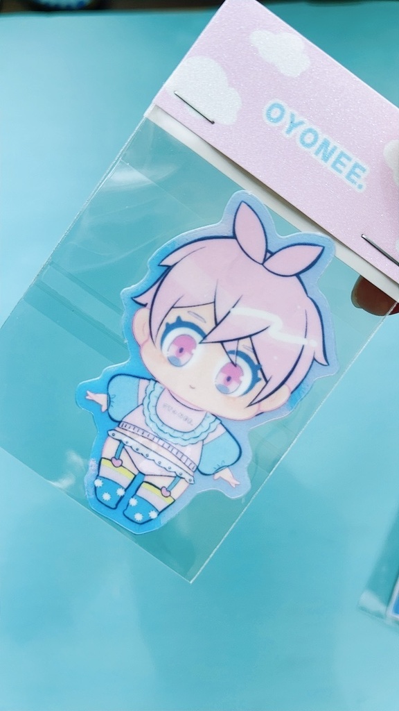 ダイカットステッカー(女の子全4種)