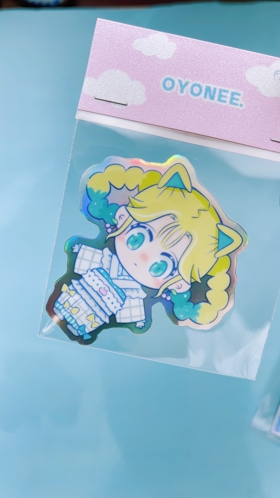 ダイカットステッカー(女の子全4種)