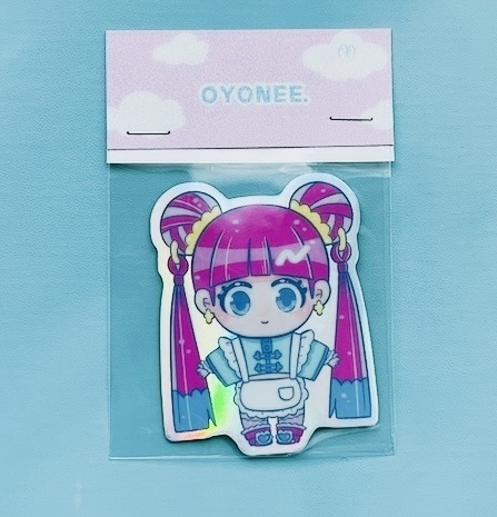 ダイカットステッカー(女の子全4種)