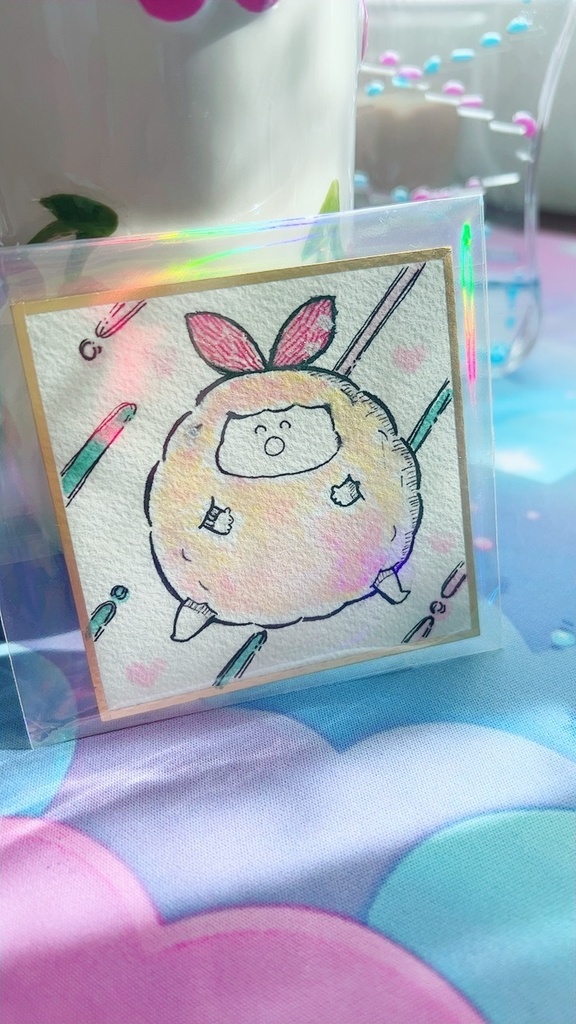 豆色紙 原画