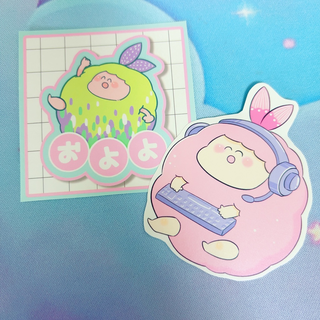 およよ新作ステッカー