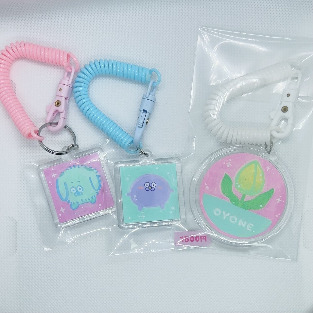 原画キーホルダー（スプリング）