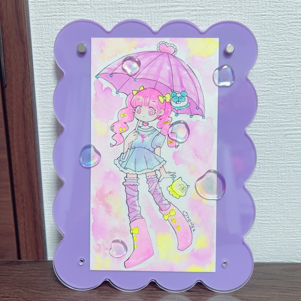 原画「雨の日」