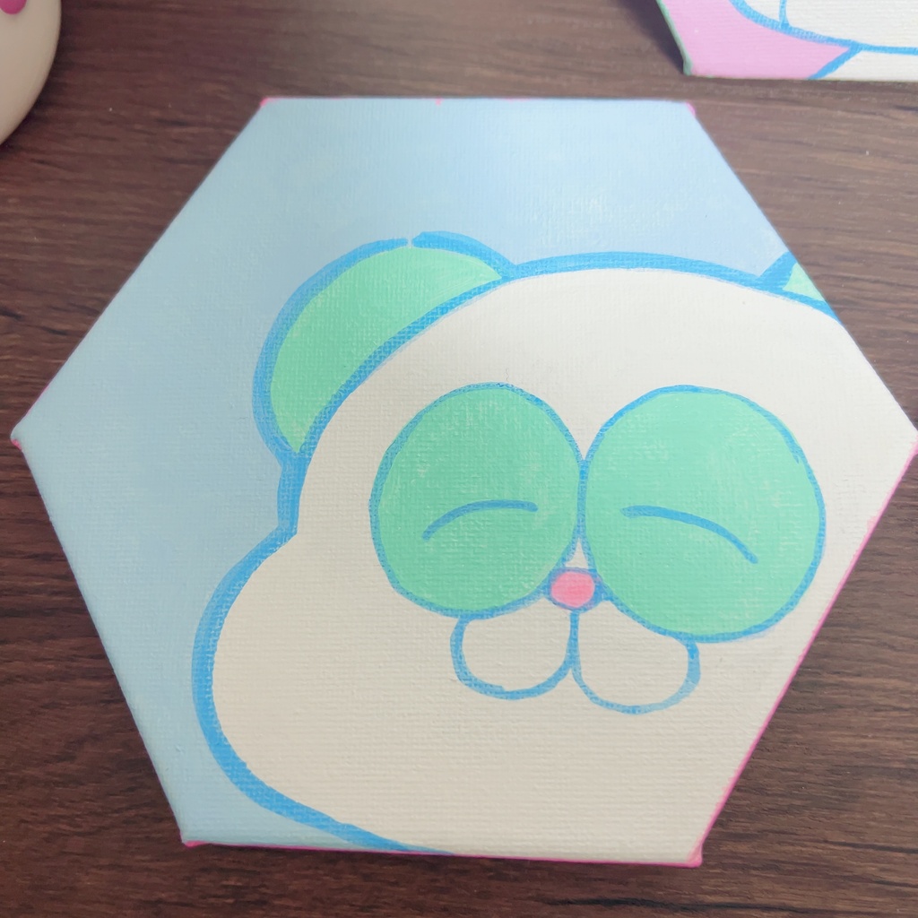 6角形原画パネル 動物
