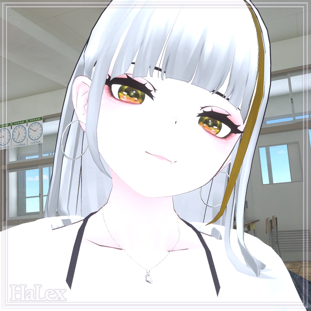 「くろなつ専用」 Kuronatsu Make up & Moon Eyes & Hair Colors + Horn detail Textures