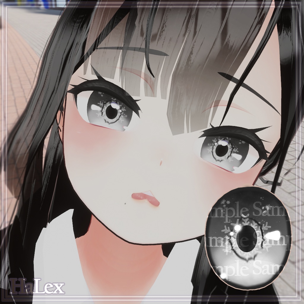「桔梗用」 Kikyo  Make up & Eyes Textures   (+Odd Eyes) 11 Color 
