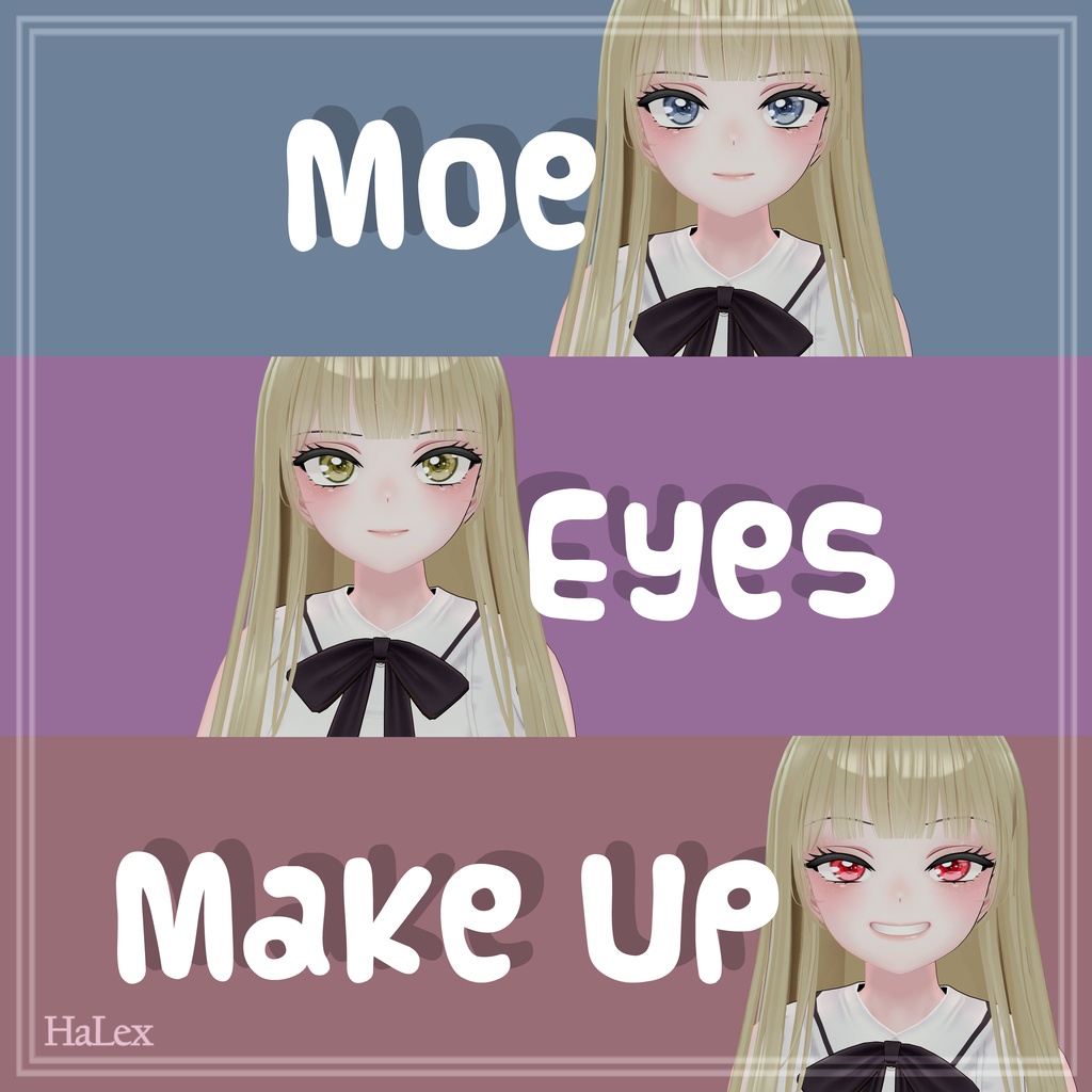 ๐ใ่ ๅฐ็จใ๐ Moe HighTeen Make up & Eyes Textures (+Odd Eyes) 12 Color
