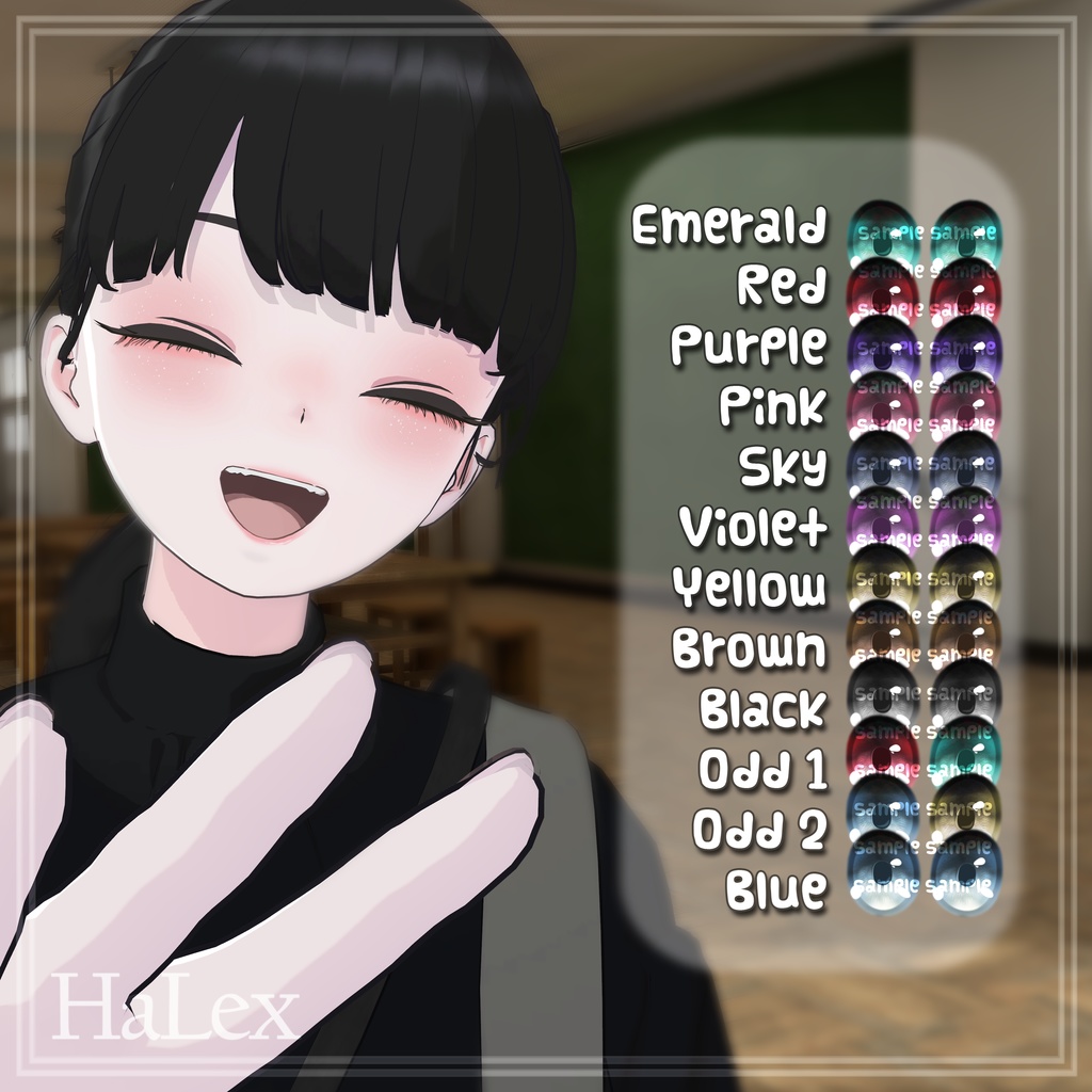 🧡「Lapwing 用」🧡 女子高生 Make Up & Eyes Texture (+Odd Eyes) 12 Color