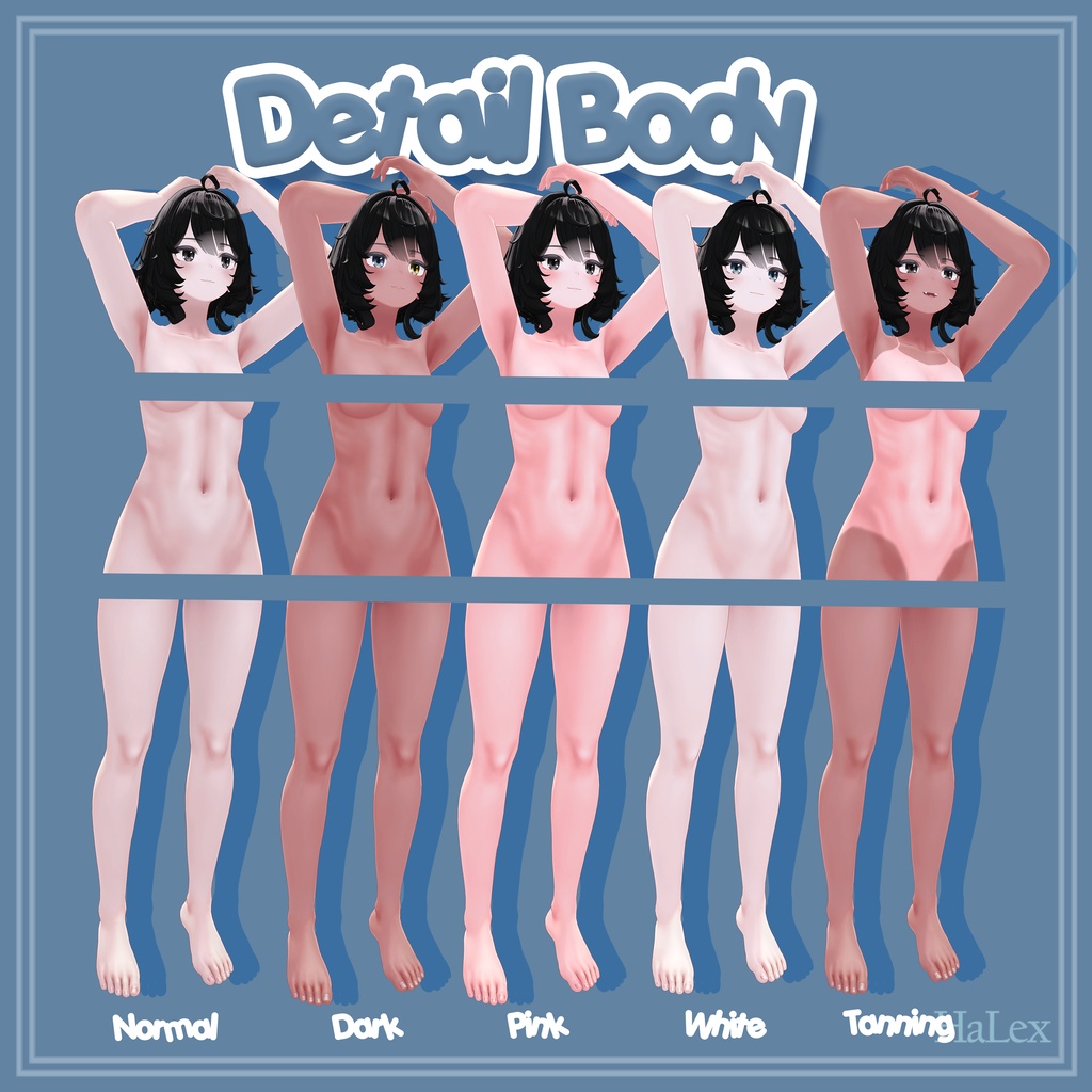 🎁「Velle 用」🎁 Detail Texture Pack (Body, Eyes, Tongue)