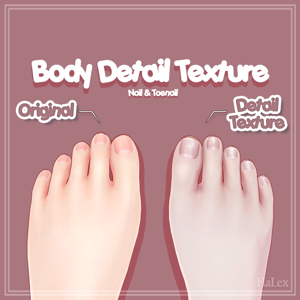 🎁「Velle 用」🎁 Detail Texture Pack (Body, Eyes, Tongue)