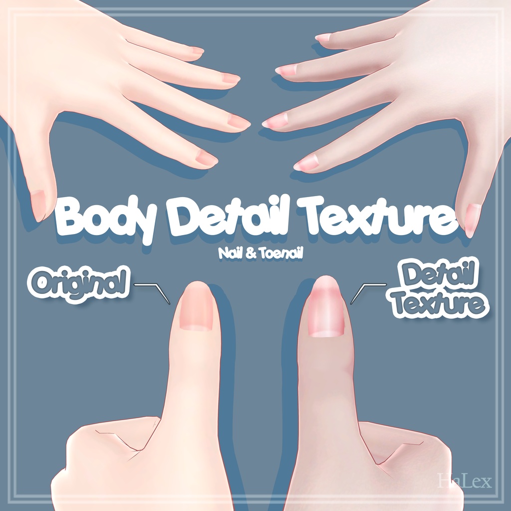 🎁「Velle 用」🎁 Detail Texture Pack (Body, Eyes, Tongue)