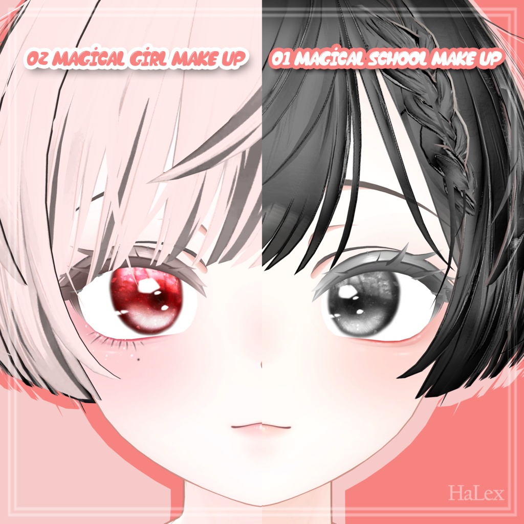 ✨「Manuka」✨ マヌカ専用 Magical Girl Texture Pack (Eyes, MakeUp, Body,Moving Eyes)