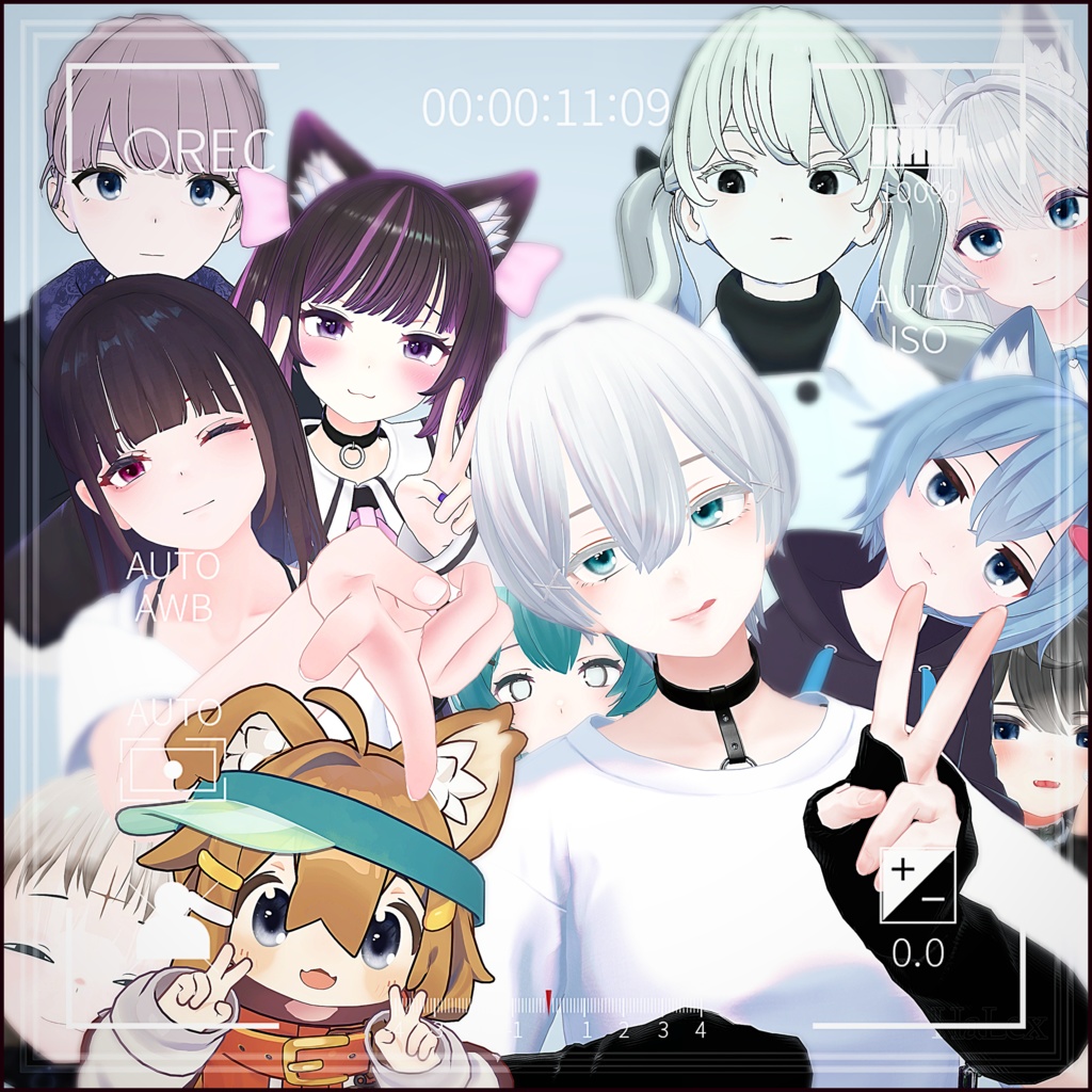 💜「16 Avatar」💜 Milky Way Eyes (12color Texture) ( Moe, Lime, Shinra, Kikyo, Maya, Rindo, Mamehinata, Grus, Lapwing, Hakka, Velle, Selestia, Rusk, Anon, Kuronatu, YugiMiyo )