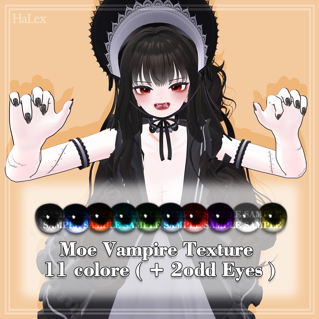 ๐ใ่ ๅฐ็จใ๐ Moe Vampire Make up & Eyes & Body Textures