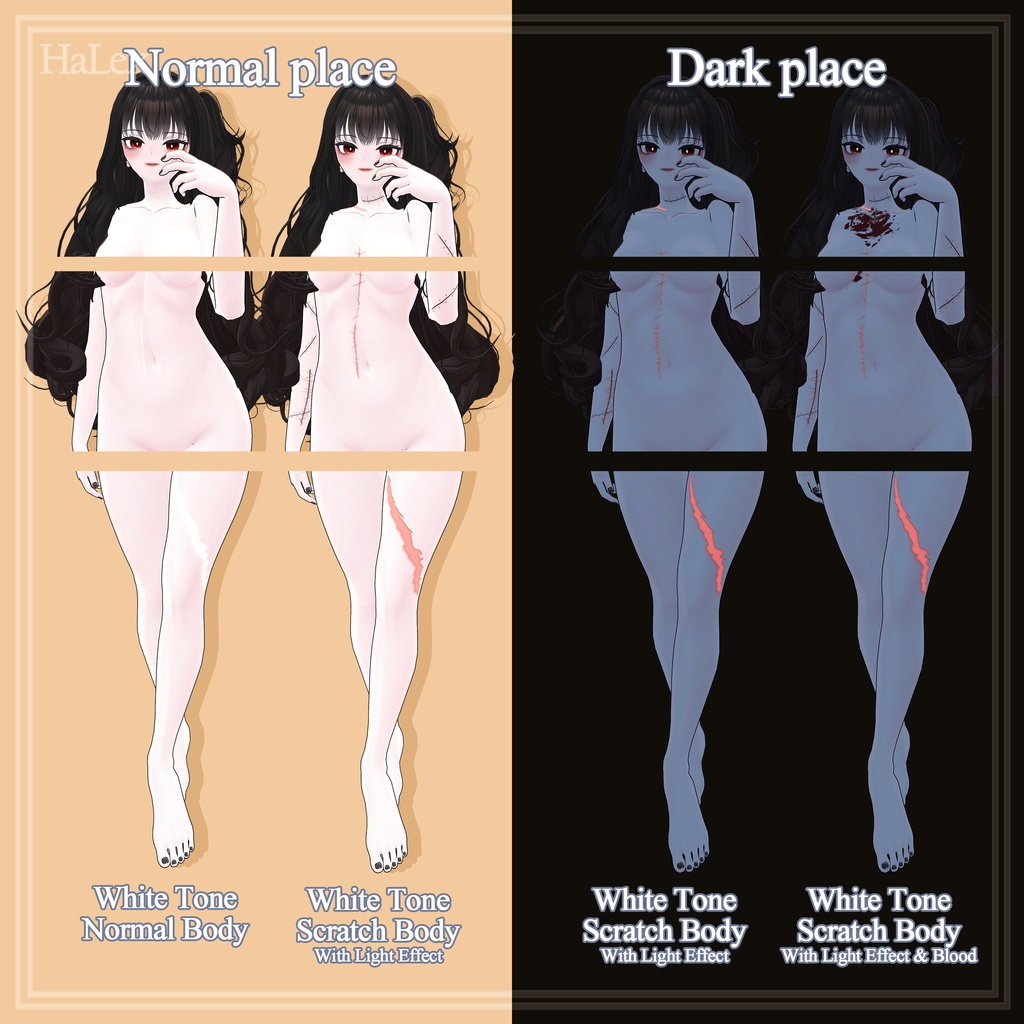 ๐ใ่ ๅฐ็จใ๐ Moe Vampire Make up & Eyes & Body Textures