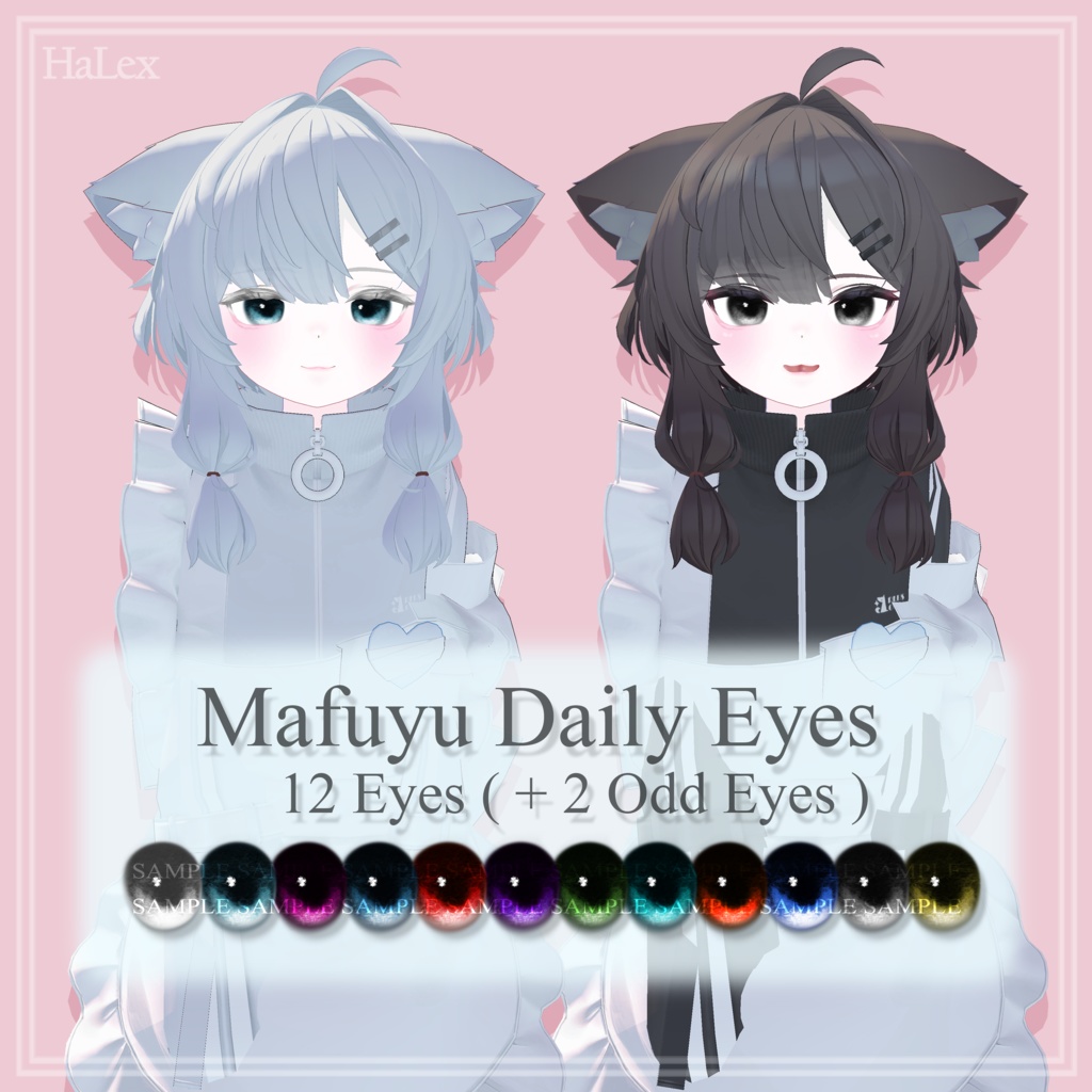 💙「真冬」🤍 Mafuyu Texture Pack (Eyes, MakeUp, Body)