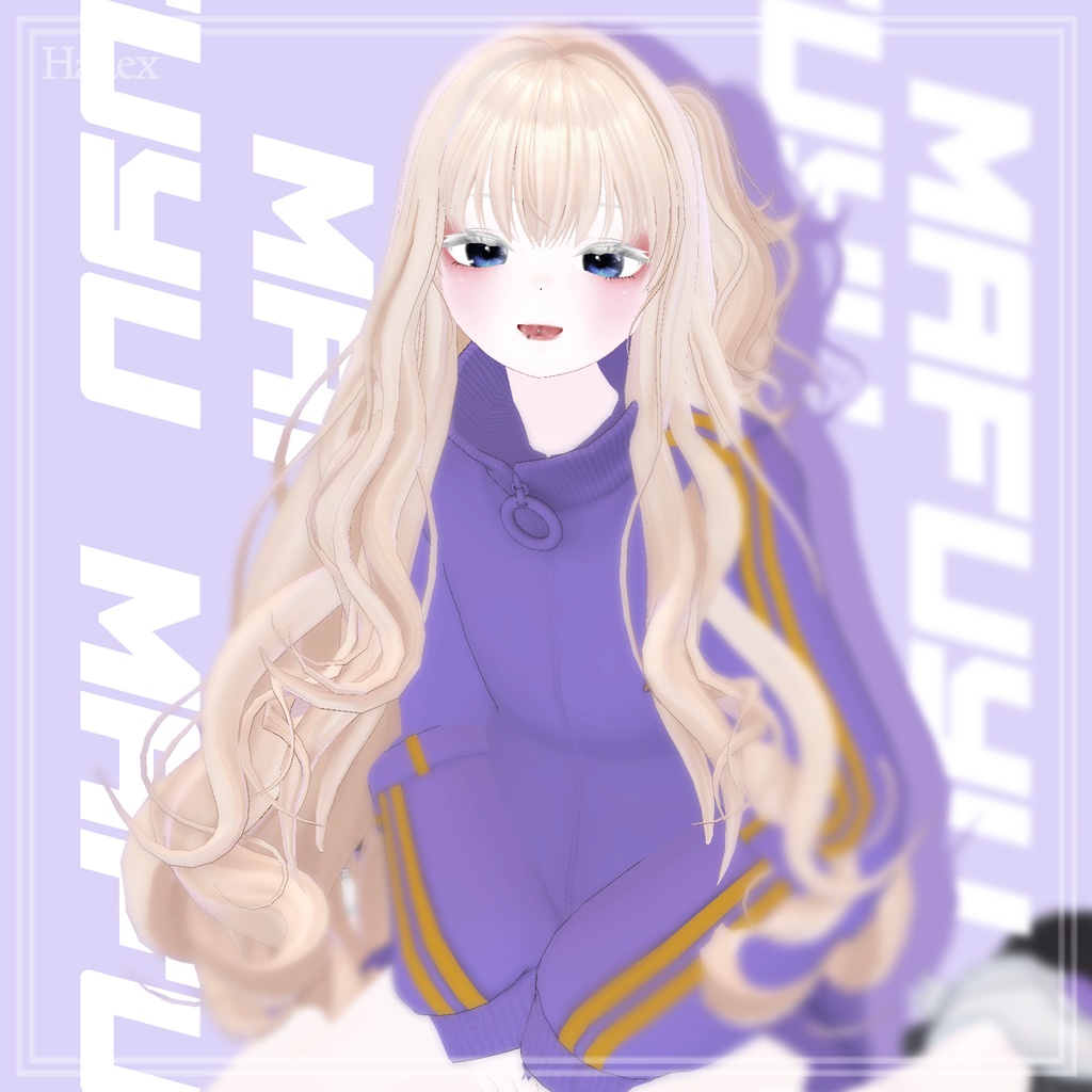 💜「真冬」🤍 Mafuyu Lovely Texture Pack (Eyes, MakeUp, Body, Cloth, Nail)