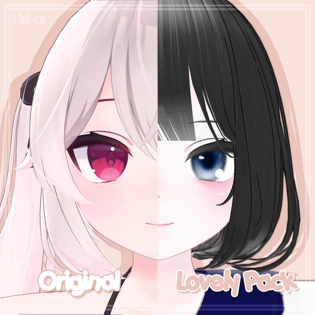 🧡Karin🤍 カリン Lovely Texture Pack (Eyes, MakeUp, Body)