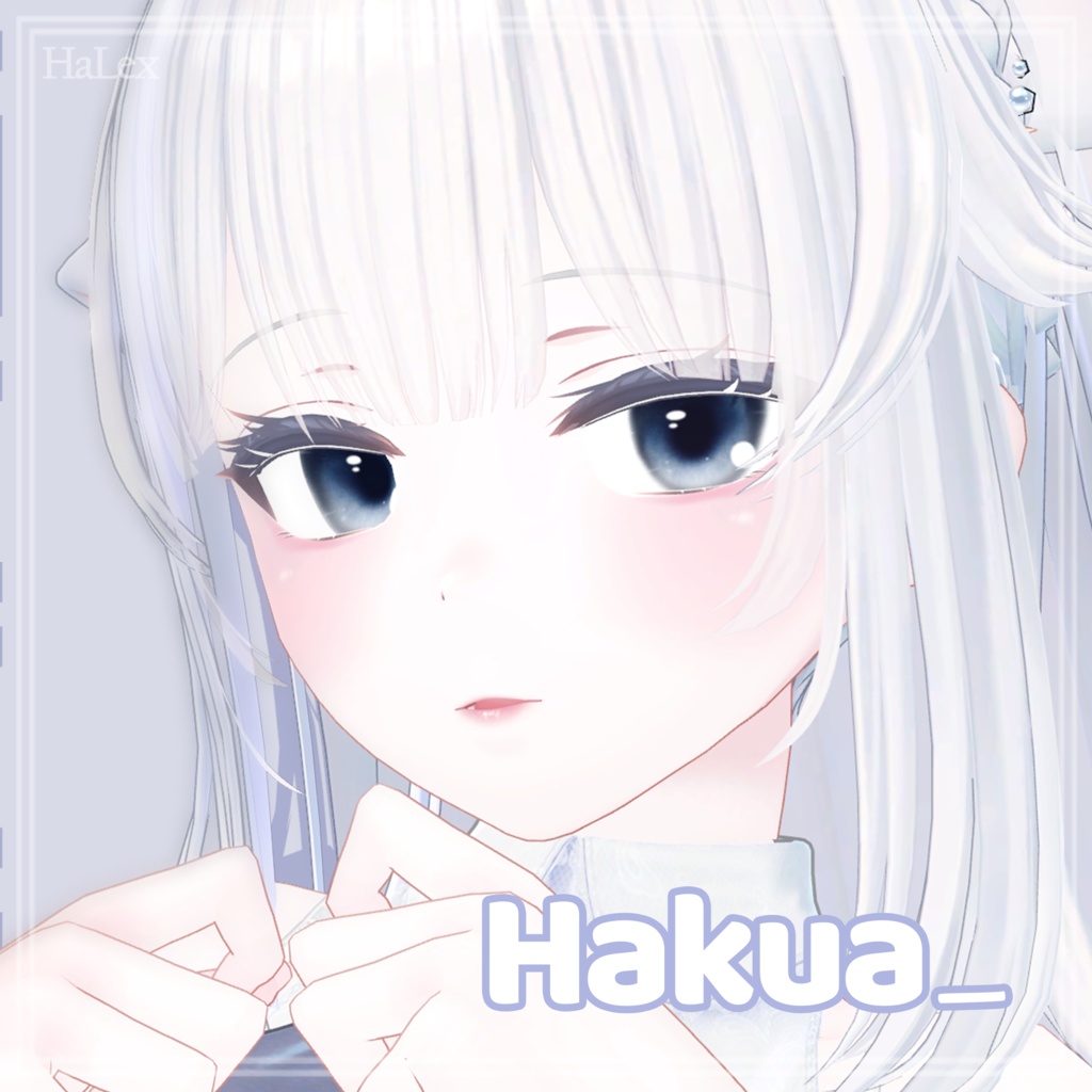 💙「珀杏」🤍 Hakua Lovely Texture Pack (Eyes, MakeUp, Body, Nail)