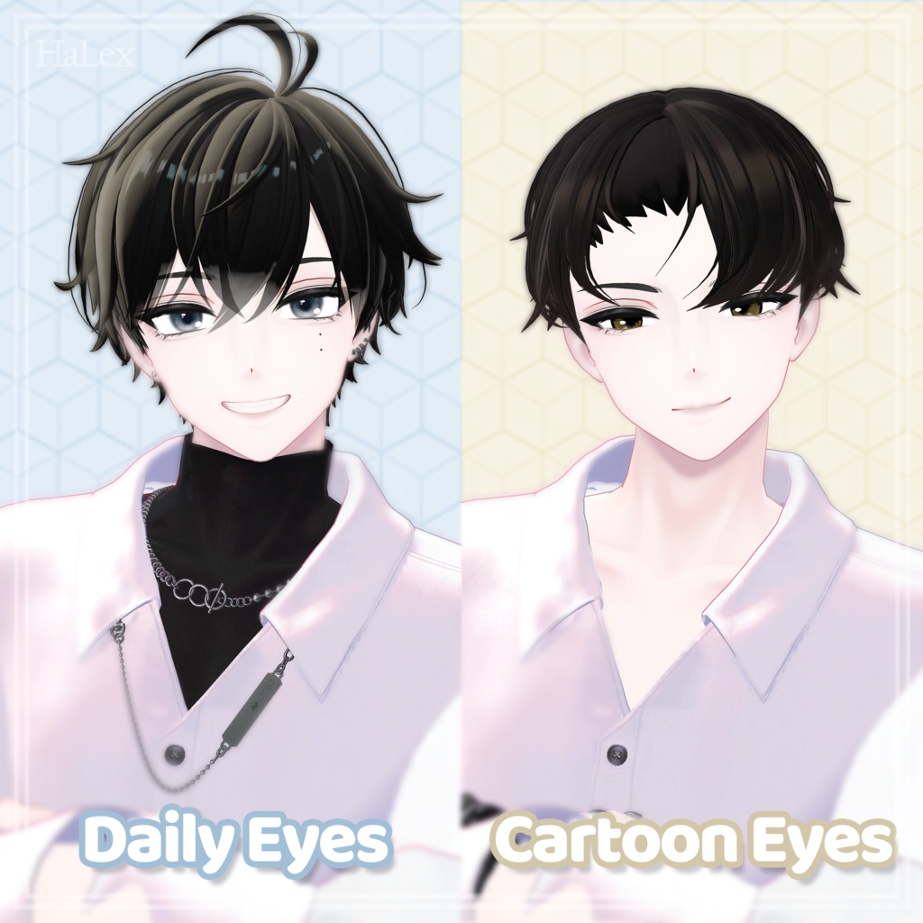 🖤「狛乃」🤍 Komano Daily Texture Pack (Daily Eyes, Cartoon Eyes, MakeUp)