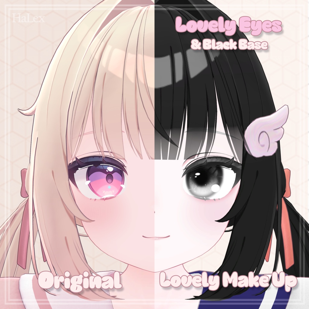 🧡「シフォン」🧡 Chiffon Texture Pack (Eyes, MakeUp, Body, Nail, Cloth)