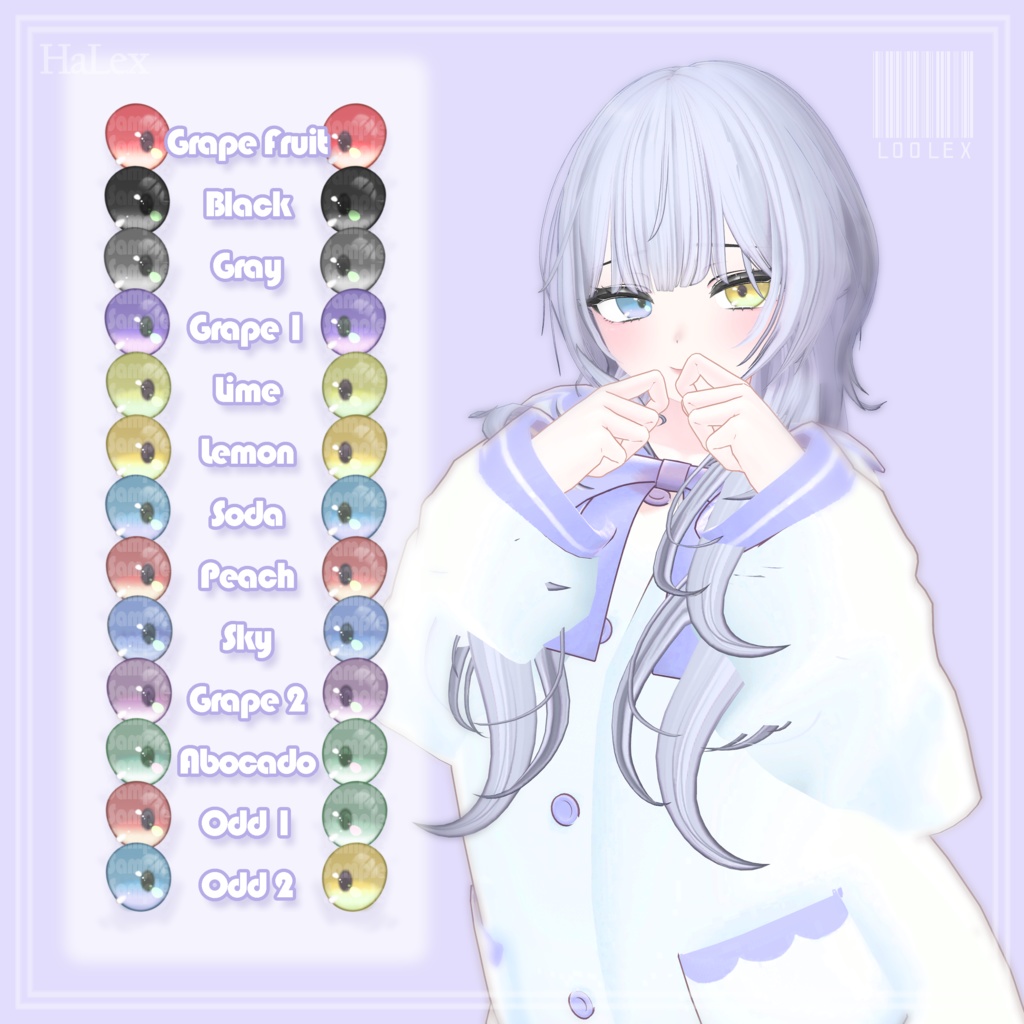 💜「マヌカ専用」💜 Manuka School Anime Texture (Eyes, MakeUp)