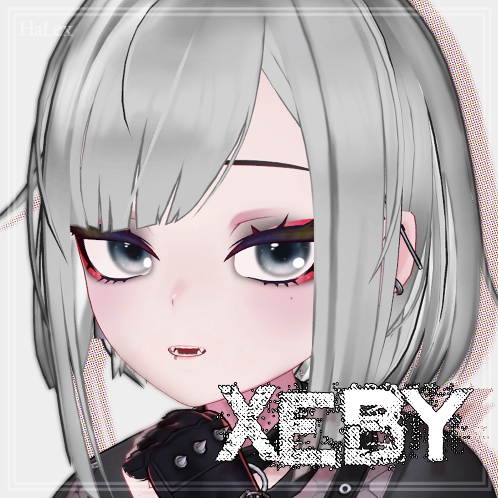 🖤「ゼビィ専用」🖤 XEBY Punk Texture Pack (Eyes, MakeUp, Body, Nail, Cloth)