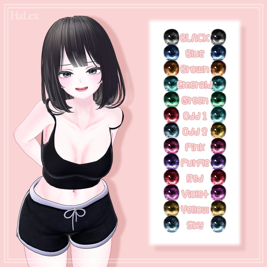 ๐คใ่ ๅฐ็จใ๐ค Moe Punk Texture Pack (Eyes, MakeUp, Body, Nail, Tongue)