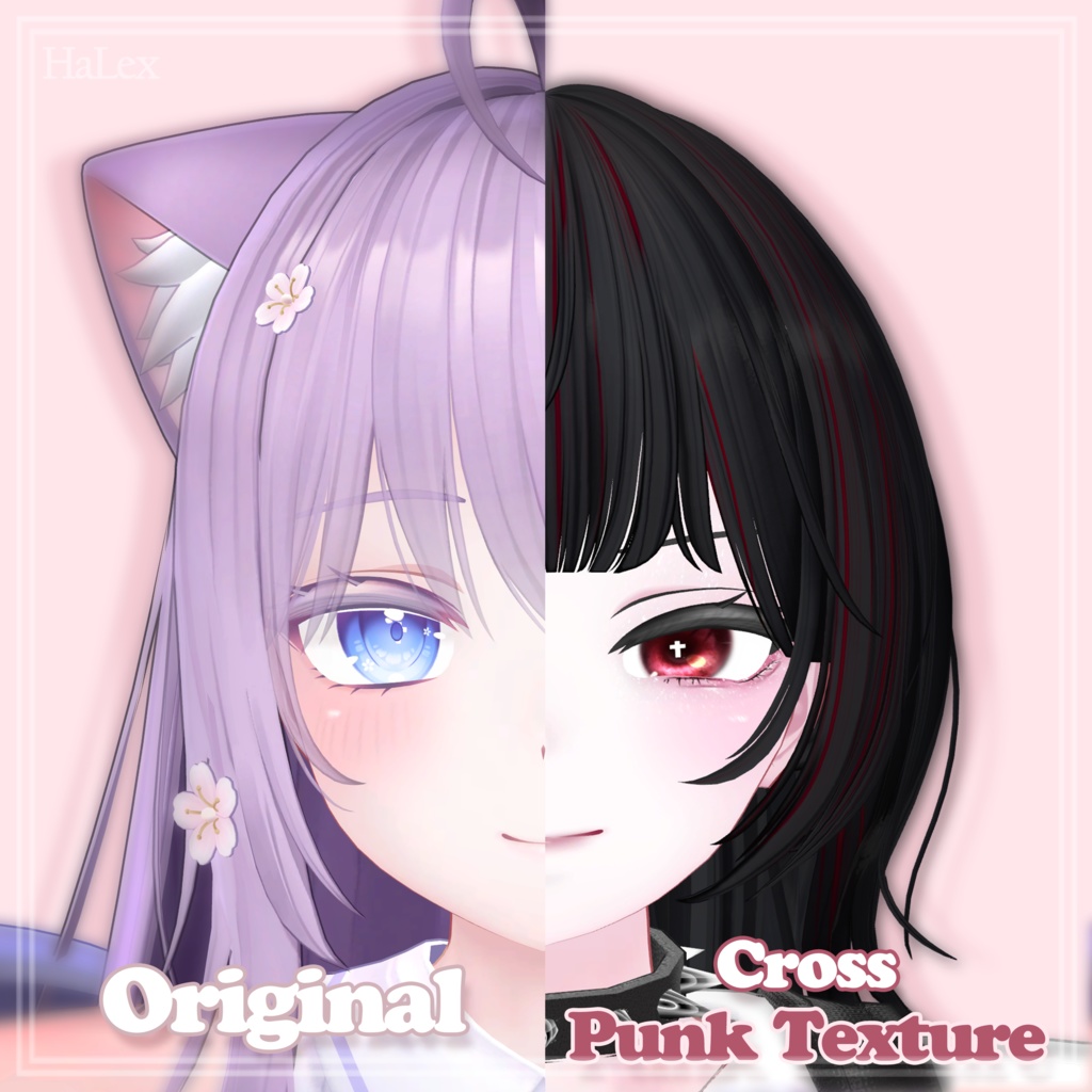 ๐คใ่ ๅฐ็จใ๐ค Moe Punk Texture Pack (Eyes, MakeUp, Body, Nail, Tongue)
