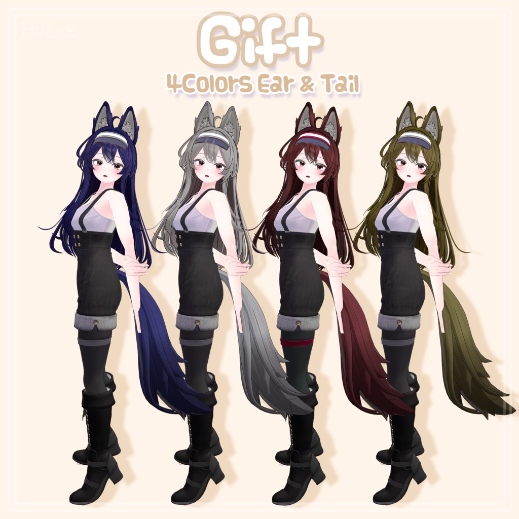 💛「リリモカ」💛 LILIMOCA Texture Full Pack (Eyes, MakeUp, Body, Nail, Tongue, Cloths, Tails)