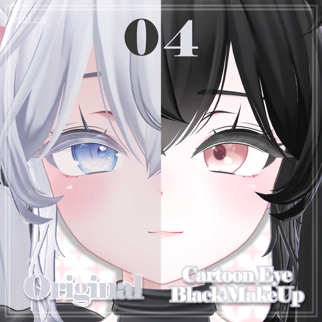 🖤「しお」🖤 Sio Lovely Texture Pack (Lovely Eyes, Cartoon Eyes, MakeUp, Body)