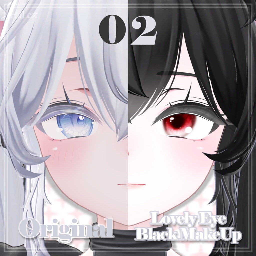 🖤「しお」🖤 Sio Lovely Texture Pack (Lovely Eyes, Cartoon Eyes, MakeUp, Body)