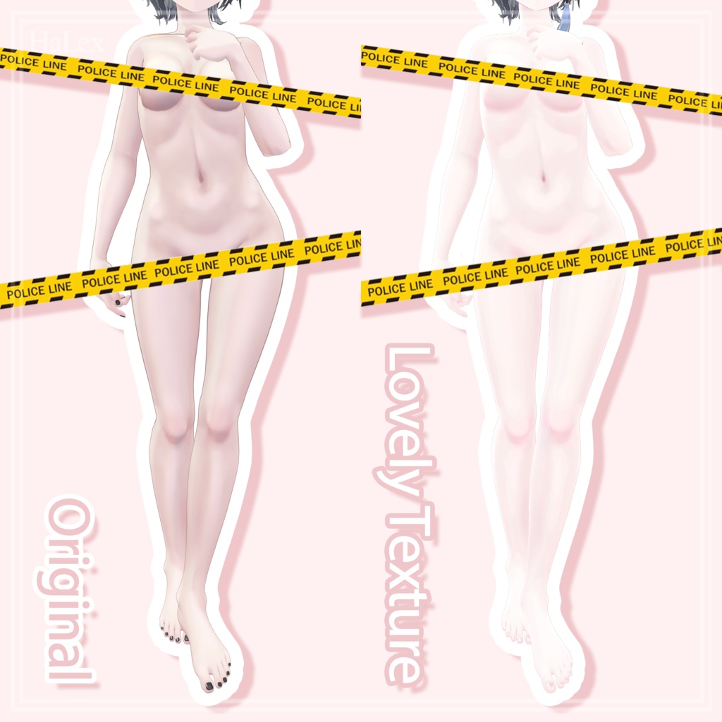 🤍「ビナア専用」💙 Binah Lovely Texture FullPack (Eyes, MakeUp, Tongue, Body)