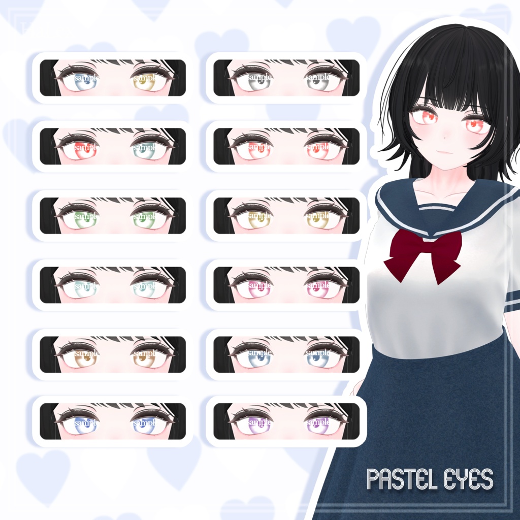 💖「桃香専用」💖Momoka Lovely Texture FullPack (2 Eyes, MakeUp, Tongue, Body, Nail)