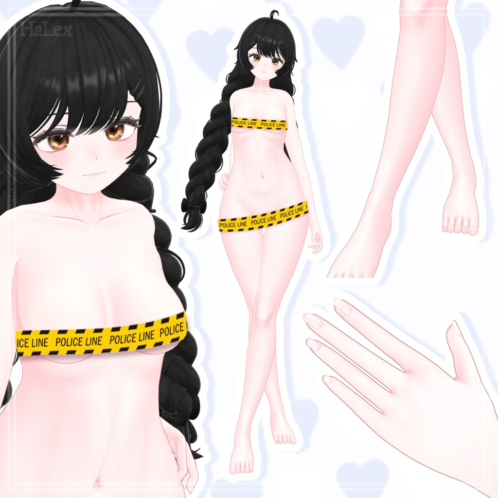 💖「桃香専用」💖Momoka Lovely Texture FullPack (2 Eyes, MakeUp, Tongue, Body, Nail)