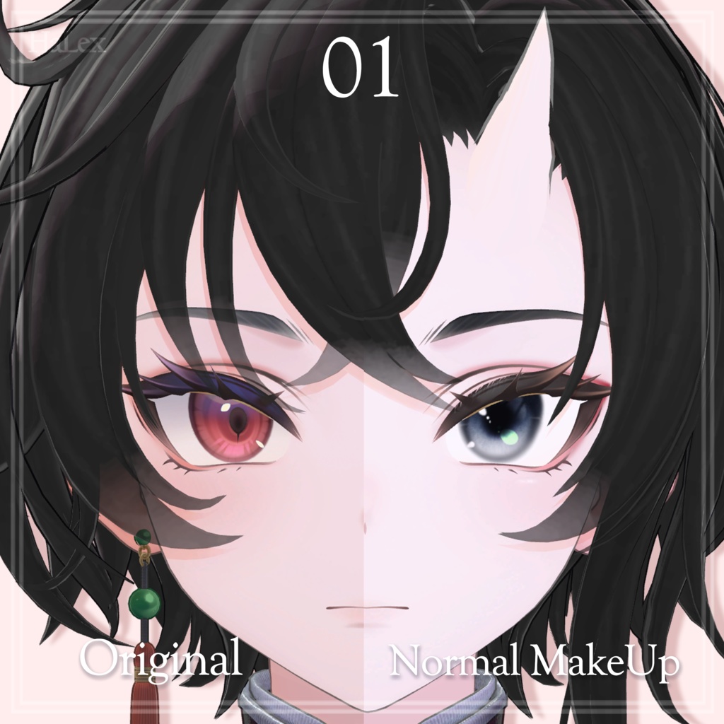 🏮「墨惺専用」👹Bokusei Oni FullPack (Horn, Eyes, MakeUp, Tongue, Body, Nail)