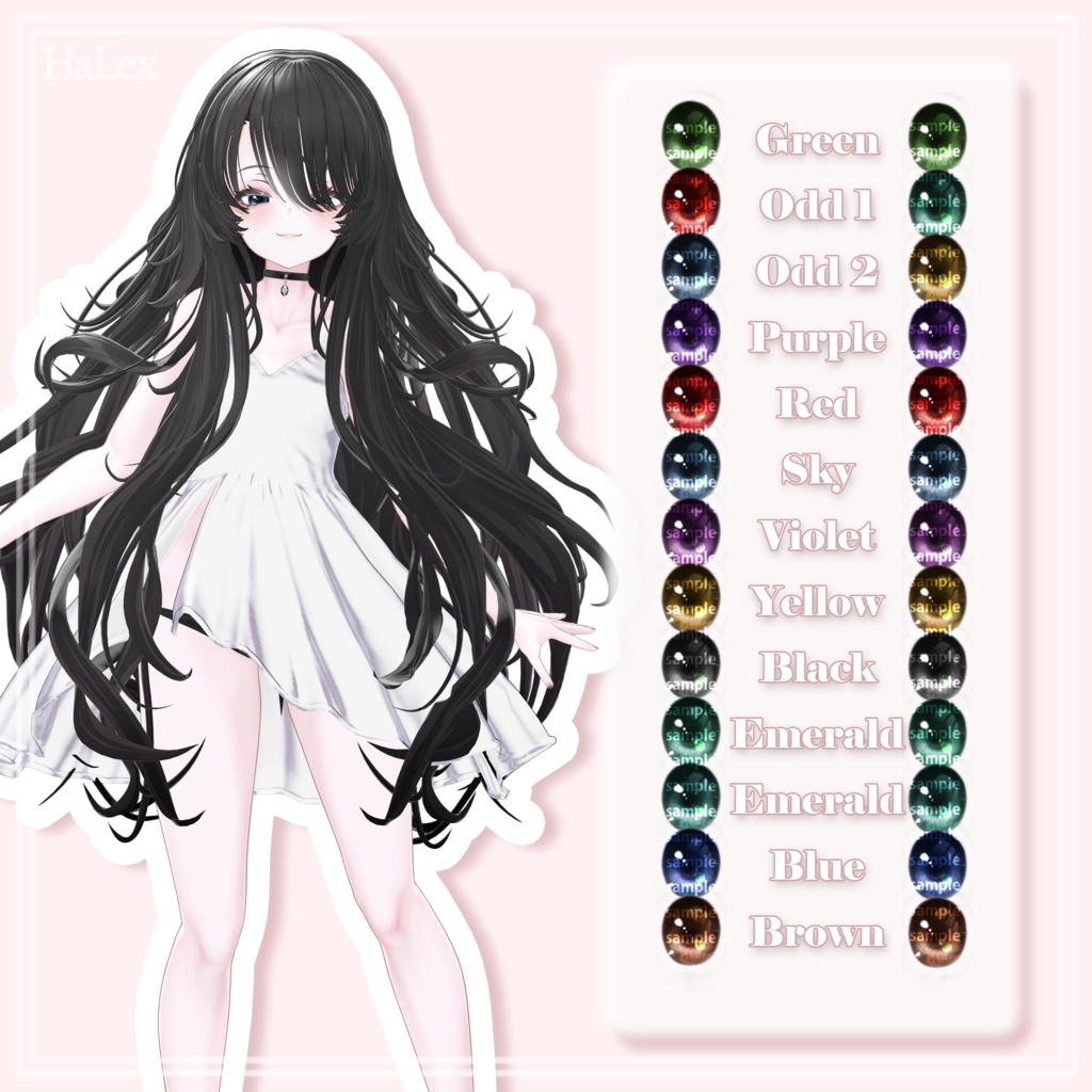 💝Nanase Noir🤍 Lovely FullPack (Horn, Choker, MakeUp, Tongue, Body)