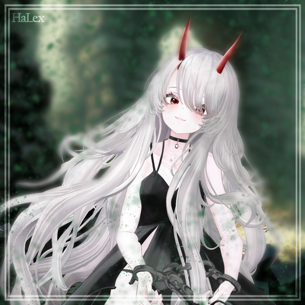 💝Nanase Noir🤍 Lovely FullPack (Horn, Choker, MakeUp, Tongue, Body)