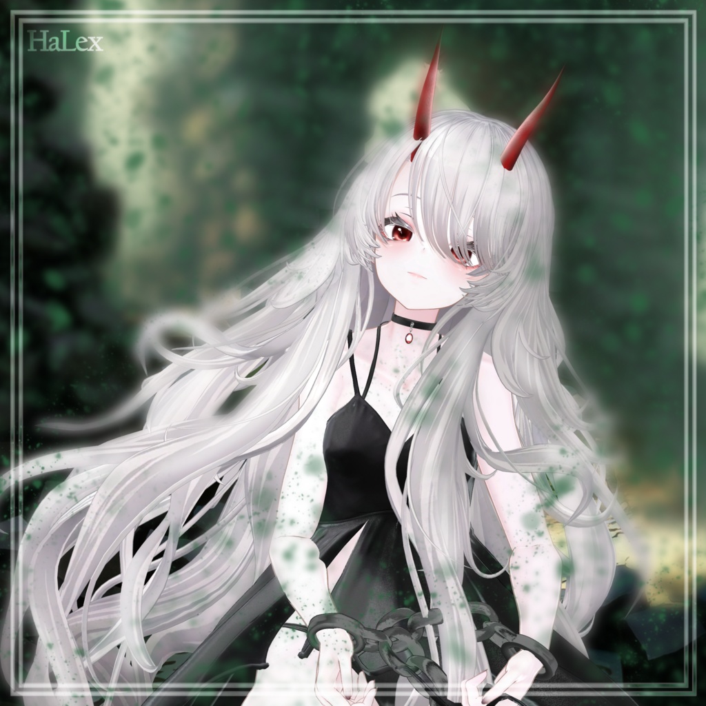 💝Nanase Noir🤍 Lovely FullPack (Horn, Choker, MakeUp, Tongue, Body)