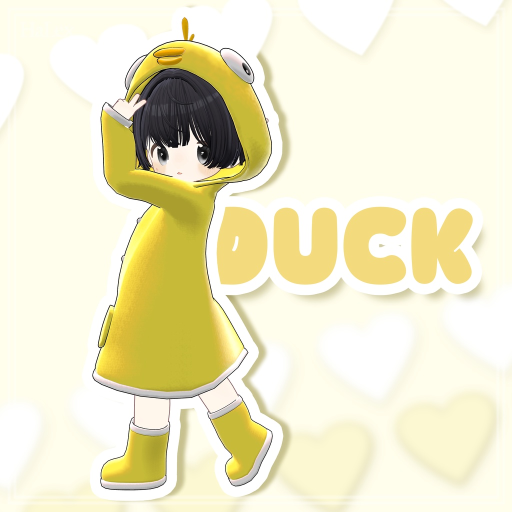 🐥「まめひなた & キプフェル」🐥 Baby Animal RainCoat 3Type