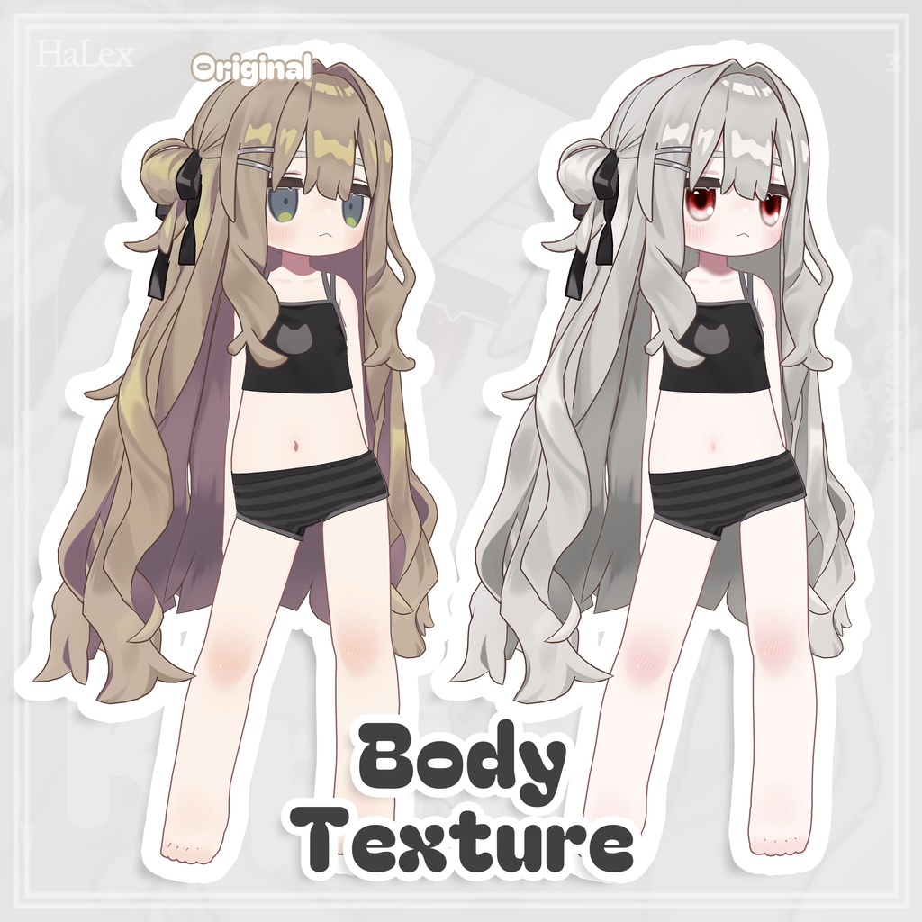 💝「キプフェル専用」💝 Kipfel Texture FullPack (2 Eyes, 2 MakeUp, Body, Nail, Custom NameTag)