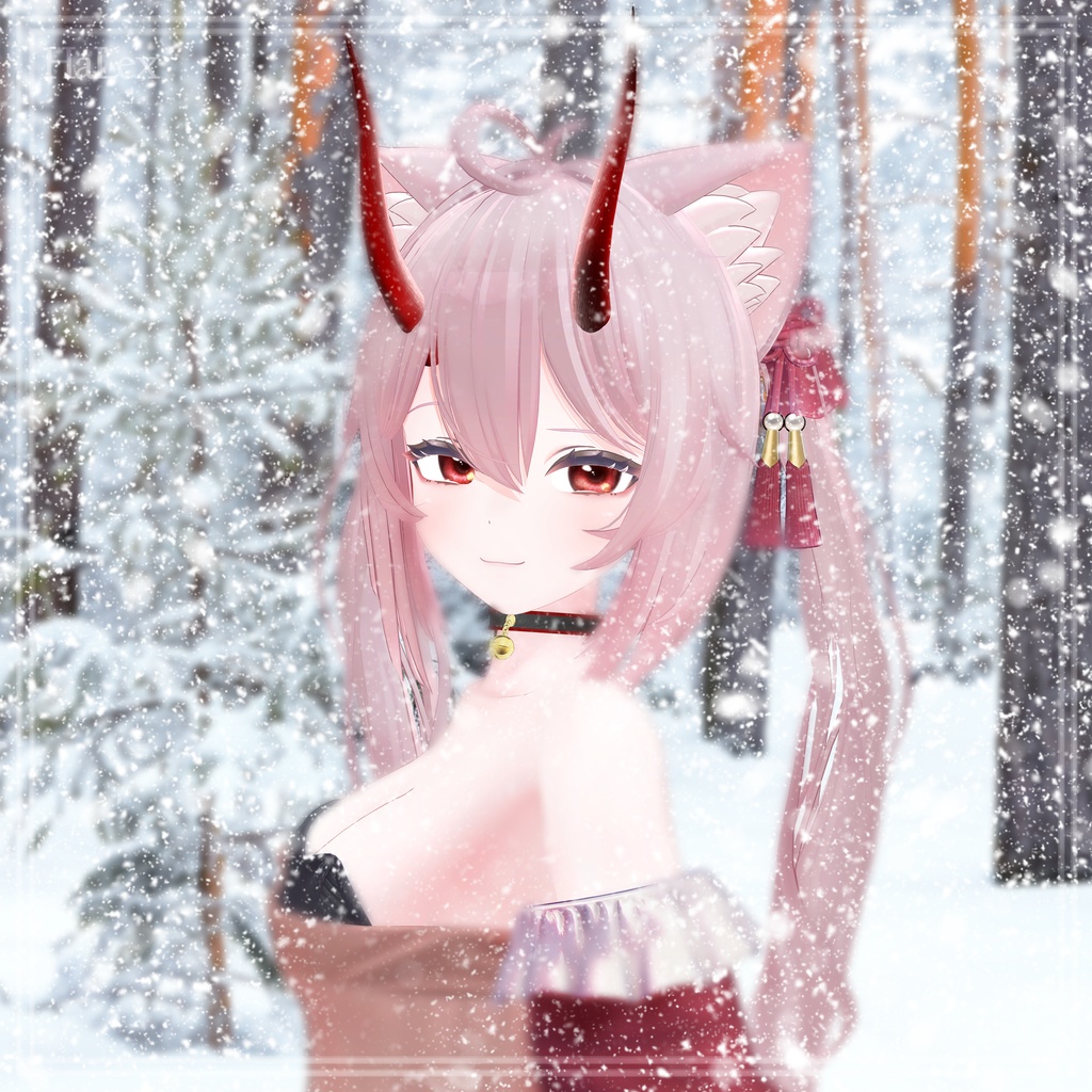 💗ルーニャ🤍 Runya Lovely Texture FullPack ( Eyes, MakeUp, Body, Choker, Horn)
