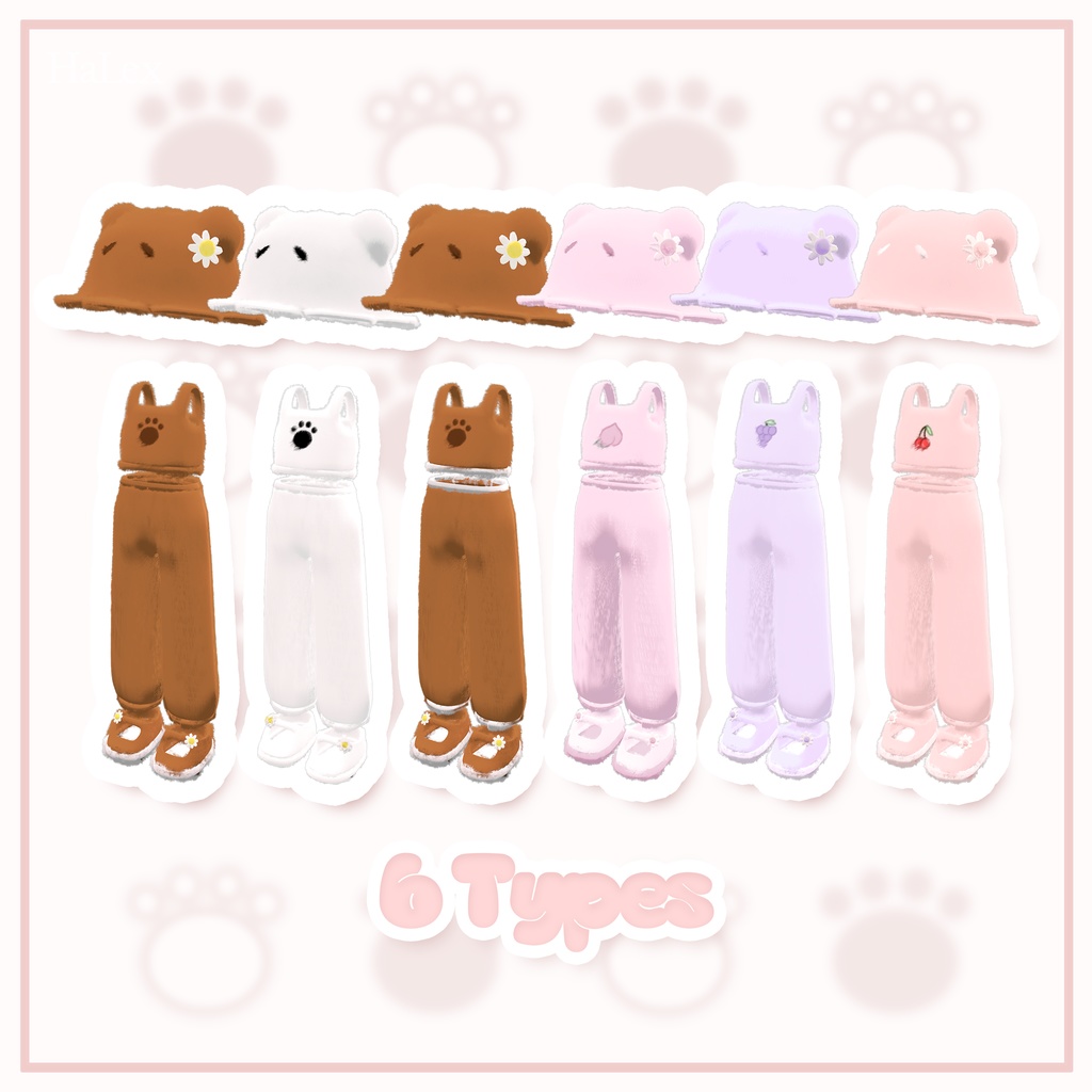 🧸もふもふ🧸 HomeWears 「キプフェル&まめひなた」Kipfel Mame