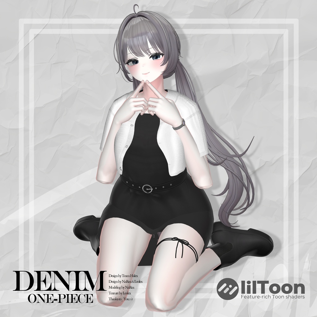 🖤「4アバター対応」🖤 Denim & One-piece